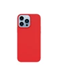 Needion - Teleplus iPhone 13 Pro Max Kılıf Oley Soft Tpu İçi Süet Silikon  + Nano Ekran Koruyucu Kırmızı