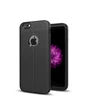 Needion - Teleplus iPhone 6 Deri Dokulu Silikon  Siyah