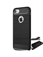 Needion - Teleplus iPhone 7 Plus Özel Karbon ve Silikonlu Kılıf  Siyah