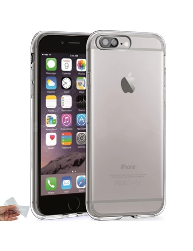 Needion - Teleplus iPhone 7 Plus Tam Korumalı Silikon Kılıf 