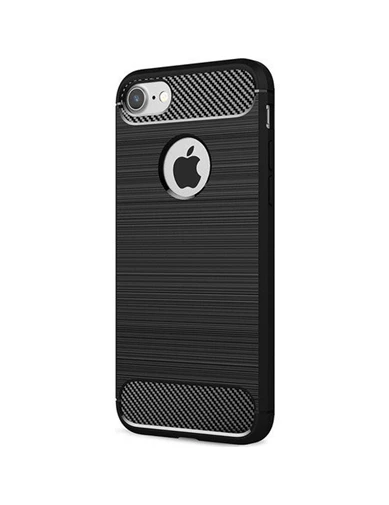 Needion - Teleplus iPhone 8 Özel Karbon ve Silikonlu Kılıf 