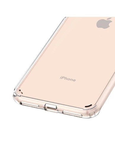Needion - Teleplus iPhone 8 Plus Kılıf Coss Sert Hibrit Silikon   Nano Ekran Koruyucu