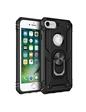 Needion - Teleplus iPhone 8 Vega Yüzüklü Tank Kapak Kılıf   Nano Ekran Koruyucu Siyah