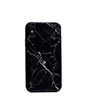 Needion - Teleplus iPhone X Kılıf Mermer Desenli 360 Mıknatıslı Metal    Tam Kapatan Cam Siyah