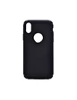 Needion - Teleplus iPhone X Kılıf Soft Silikon    Nano Ekran Koruyucu Siyah