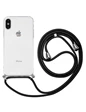 Needion - Teleplus iPhone X Kılıf X-rop Askılı Darbe Korumalı Silikon  Siyah