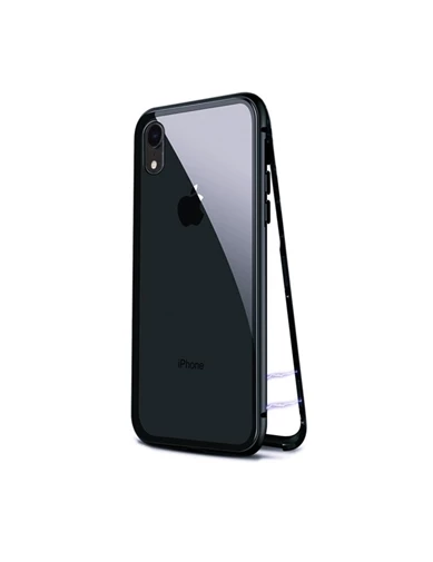 Needion - Teleplus iPhone XR Kılıf 360 Mıknatıslı Metal  