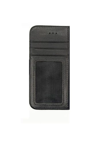 Needion - Teleplus iPhone Xs Deri Standlı cüzdan  