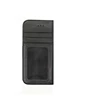 Needion - Teleplus iPhone Xs Deri Standlı cüzdan   Siyah