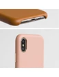 Needion - Teleplus iPhone XS Max Kılıf Deri Lansman Tipi İçi Süet Silikon  Siyah