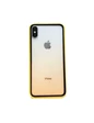 Needion - Teleplus iPhone XS Max Kılıf (Plus) Estel Candy Silikon   Nano Ekran Koruyucu Gold