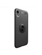 Needion - Teleplus iPhone XS Max Kılıf (Plus) Ravel Yüzüklü Silikon    Tam Kapatan Ekran Koruyucu Siyah