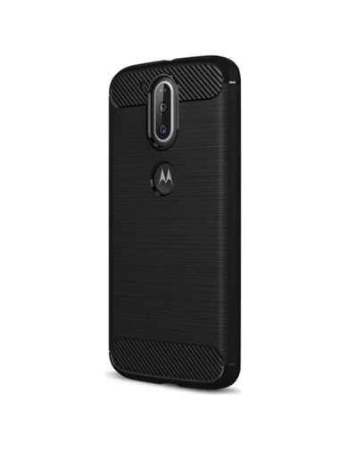 Needion - Teleplus Motorola Moto G4 Plus Özel Karbon ve Silikonlu Kılıf 