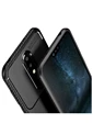 Needion - Teleplus Nokia 5.1 Plus Negro Karbon Silikon Kılıf   Nano Ekran Koruyucu Siyah