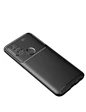 Needion - Teleplus OnePlus Nord N10 5G Kılıf Negro Karbon Dokulu Silikon   Nano Ekran Koruyucu Siyah