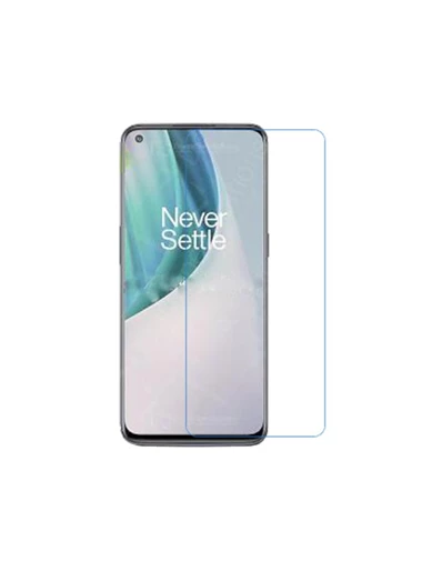 Needion - Teleplus OnePlus Nord N10 5G Kılıf Negro Karbon Dokulu Silikon   Nano Ekran Koruyucu
