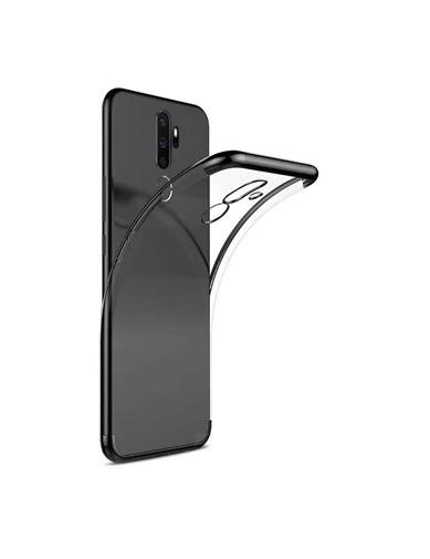 Needion - Teleplus Oppo A5 2020 Kılıf Lazer Silikon   Nano Ekran Koruyucu