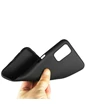 Needion - Teleplus Oppo A52 Kılıf Lüks Mat Silikon   Nano Ekran Koruyucu Siyah