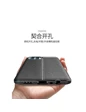 Needion - Teleplus Oppo A73 Kılıf Deri Dokulu Silikon   Nano Ekran Koruyucu Siyah