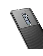 Needion - Teleplus Oppo Reno 10x Zoom Kılıf Negro Karbon Silikon   Nano Ekran Koruyucu  Siyah