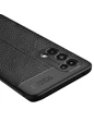 Needion - Teleplus Oppo Reno 5 Pro 5G Kılıf Kamera Korumalı Deri Dokulu Silikon  Siyah