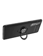 Needion - Teleplus Oppo Reno3 Pro 5g Kılıf Ravel Yüzüklü Standlı Silikon   Tam Kapatan Ekran Koruyucu Siyah
