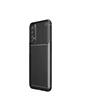Needion - Teleplus Realme 7 Kılıf Negro Karbon Dokulu Silikon   Nano Ekran Koruyucu Siyah