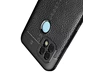 Needion - Teleplus Realme C21 Kılıf Kamera Korumalı Deri Dokulu Niss Silikon   Nano Ekran Koruyucu