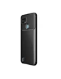 Needion - Teleplus Realme C21 Kılıf Kamera Korumalı Karbon Dokulu Negro Silikon   Nano Ekran Koruyucu Siyah