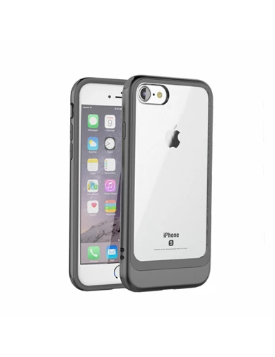 Needion - Teleplus Roar iPhone 8 Ultra Thin Ace Sert Plastik Kılıf Kapak   Nano Cam Ekran Koruyucu