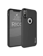 Needion - Teleplus Roar iPhone XS Kılıf  Rico Hybrid Kapak   Nano Cam Ekran Koruyucu Siyah