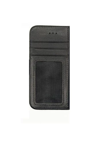 Needion - Teleplus Samsung Galaxy A10 Kılıf Hakiki Deri Standlı cüzdan  