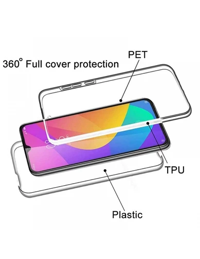 Needion - Teleplus Samsung Galaxy A10s Kılıf Ön Arka 360 Silikon 