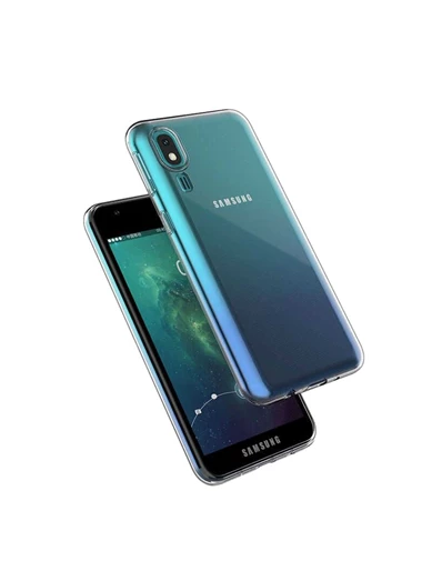 Needion - Teleplus Samsung Galaxy A2 Core Süper Silikon Kılıf   Nano Ekran Koruyucu