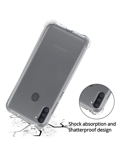 Needion - Teleplus Samsung Galaxy A21 Kılıf Darbe Korumalı Silikon 
