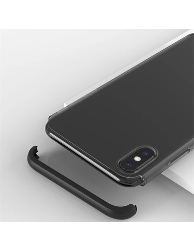 Needion - Teleplus Samsung Galaxy A30 Kılıf 3-1 Ays zore Buzlu Mat Sert Kapak   Nano Ekran Koruyucu