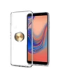 Needion - Teleplus Samsung Galaxy A30s Kılıf Ultra Şeffaf Silikon Yüzüklü Silikonlu    Nano Ekran Koruyucu Gold