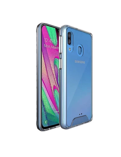 Needion - Teleplus Samsung Galaxy A40 Gard Ultra Sert Silikon Kılıf   Nano Ekran Koruyucu