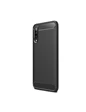 Needion - Teleplus Samsung Galaxy A50 Kılıf Özel Karbon Silikon    Nano Ekran Koruyucu Siyah