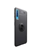 Needion - Teleplus Samsung Galaxy A50 Kılıf Ravel Yüzüklü Silikonlu   Siyah
