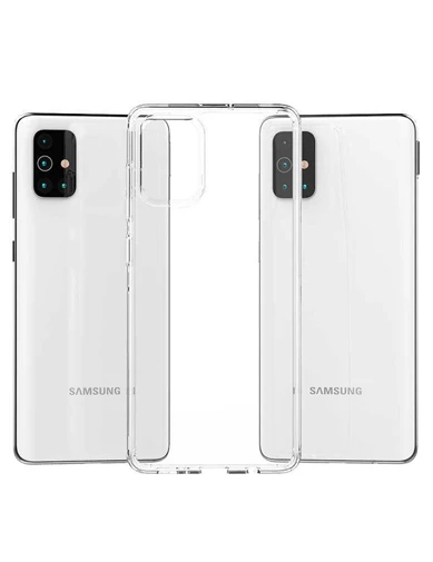Needion - Teleplus Samsung Galaxy A51 Kılıf Coss Sert Hibrit Silikon   Nano Ekran Koruyucu  Kamera Nano Ekran Koruyucu