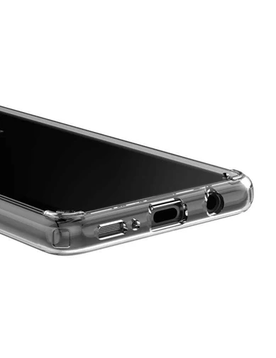 Needion - Teleplus Samsung Galaxy A51 Kılıf Coss Sert Hibrit Silikon   Nano Ekran Koruyucu