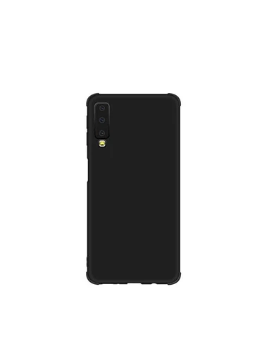 Needion - Teleplus Samsung Galaxy A7 2018 Mat Neva Silikonlu Kılıf   Tam Kapatan Cam
