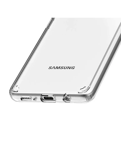Needion - Teleplus Samsung Galaxy A71 Kılıf Coss Sert Hibrit Silikon   Nano Ekran Koruyucu  Kartlıklı Slim Cüzdan