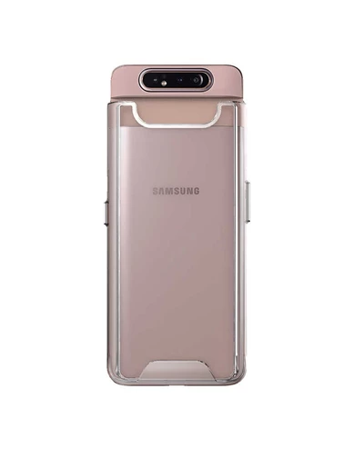 Needion - Teleplus Samsung Galaxy A80 Gard Ultra Sert Silikon Kılıf   Nano Ekran Koruyucu