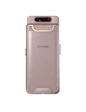 Needion - Teleplus Samsung Galaxy A80 Gard Ultra Sert Silikon Kılıf   Tam Kapatan Cam Şeffaf