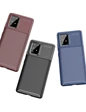 Needion - Teleplus Samsung Galaxy A81 Kılıf Negro Karbon Dokulu Silikon   Tam Kapatan Ekran Koruyucu Siyah