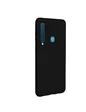 Needion - Teleplus Samsung Galaxy A9 2018 Soft Touch Silikonlu Kılıf   Nano Ekran Koruyucu Siyah