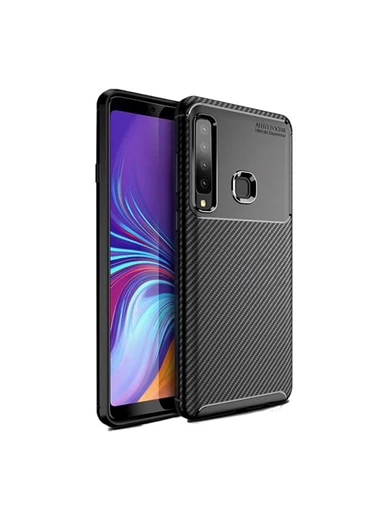 Needion - Teleplus Samsung Galaxy A9 2018 Ultra Koruma Negro Silikonlu Kılıf   Nano Ekran Koruyucu
