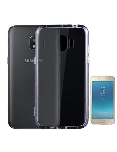 Needion - Teleplus Samsung Galaxy J2 Pro Silikon Kılıf   Cam Ekran Koruyucu